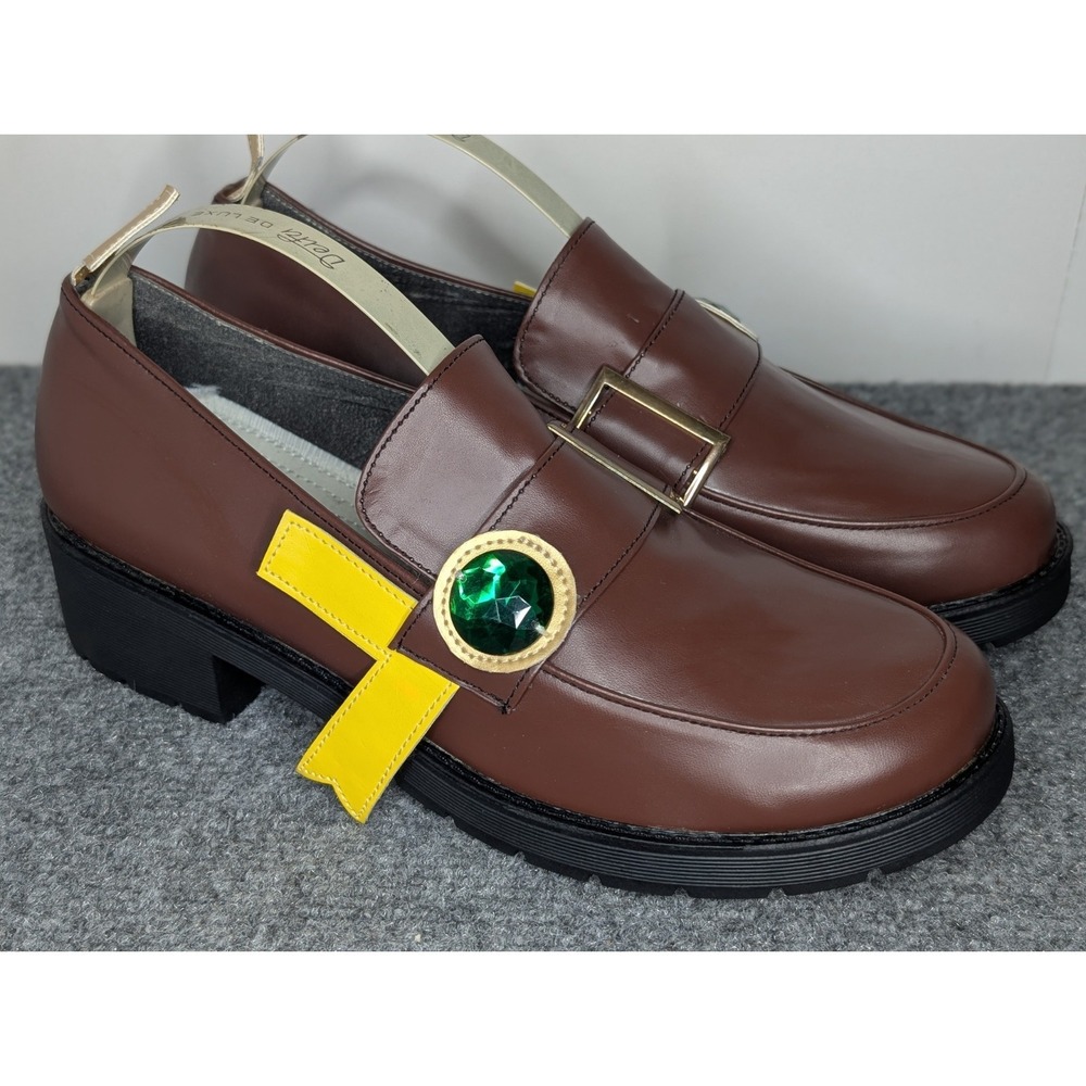 Genshin‎ Impact Venti Barbatos Leather Shoes Cosplay Costume Anime Shoes W9.5/M8